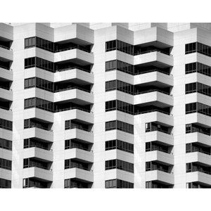 Building Abstract 8 x 10 print
